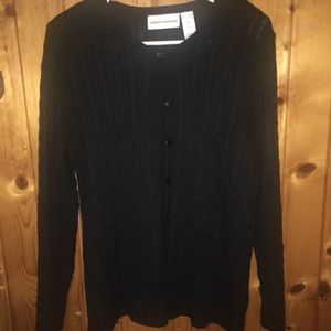 Black Button Down Sweater